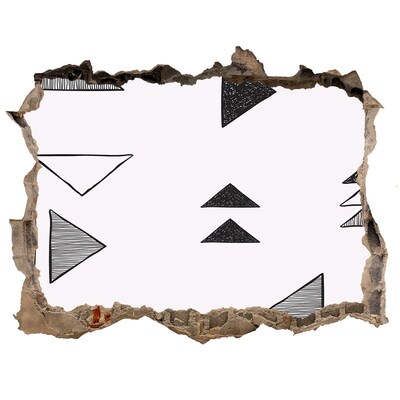 Hole in the wall decal Geometric Patterns on the Wall