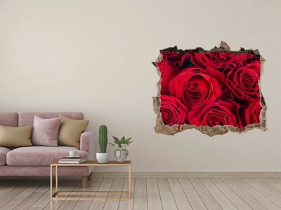 Hole wall sticker Roses