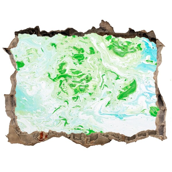 Hole wall sticker A green oasis in a hole in the wall