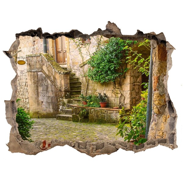 3D wall hole Charming street