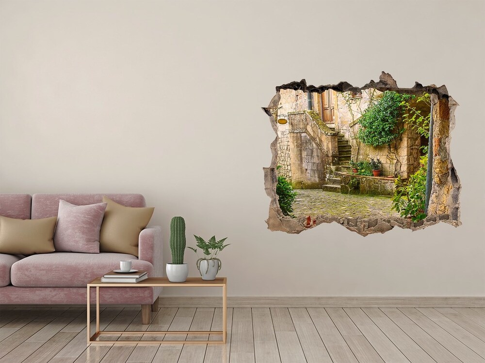 3D wall hole Charming street