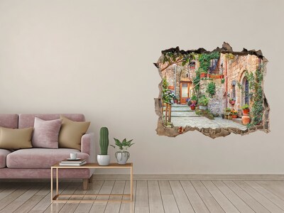 Hole in the wall sticker A charming town in Tuscany