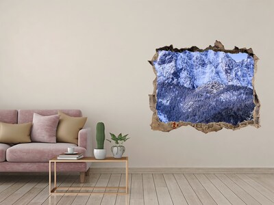 3D wall hole wallpaper Giewont Tatry