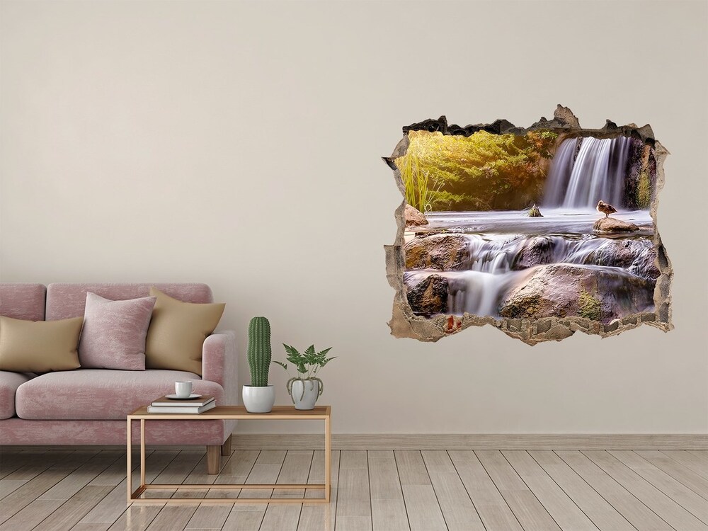 Hole in the wall decal Waterfall