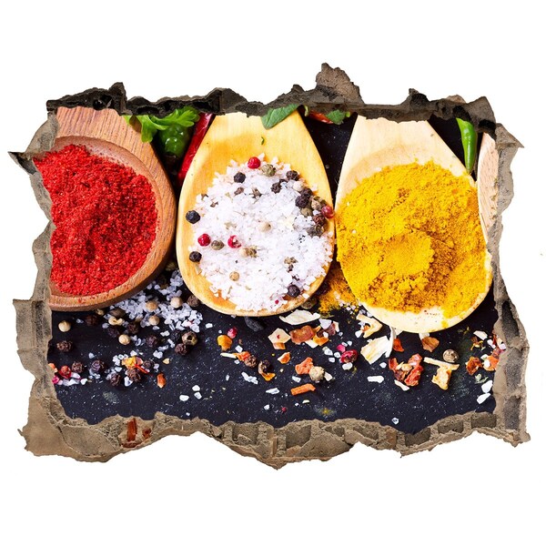 Hole wall sticker Spice paradise