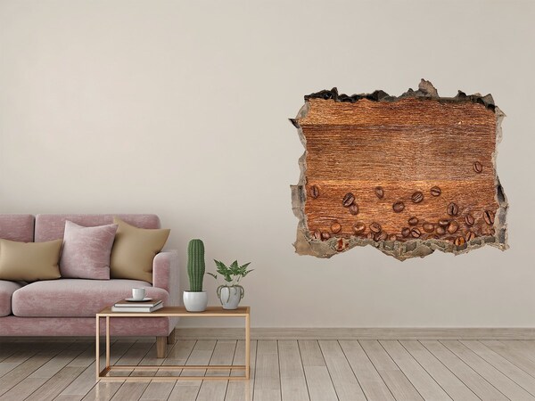 3D wall hole Ruined coffee wall