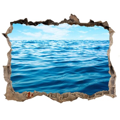 3D wall hole Ocean view