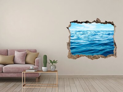 3D wall hole Ocean view