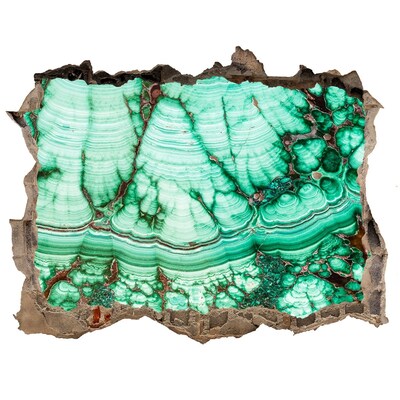 Hole in the wall sticker Malachite Grotto