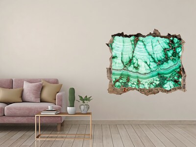 Hole in the wall sticker Malachite Grotto