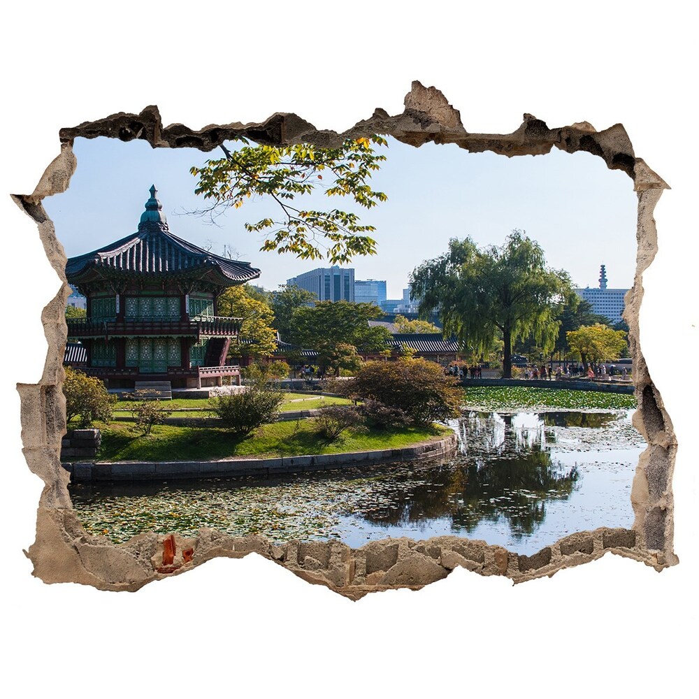 Hole in the wall decal South Korea