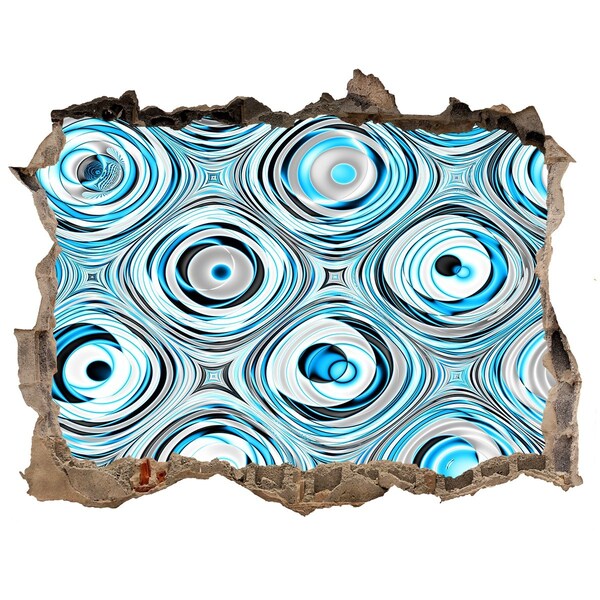 Hole wall sticker Water eddies in concrete