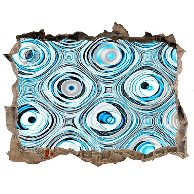 Hole wall sticker Water eddies in concrete