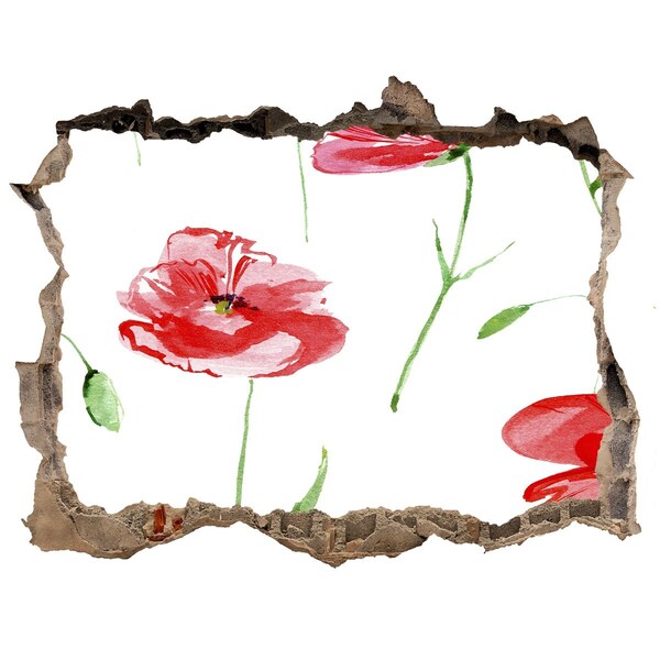 Hole wall sticker Flower Hole in the Wall