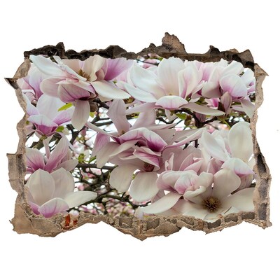 Hole in the wall sticker Magnolia Floral Paradise
