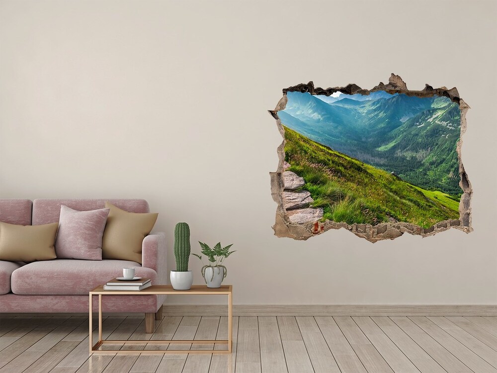 Hole in the wall sticker Path in the Tatra Mountains