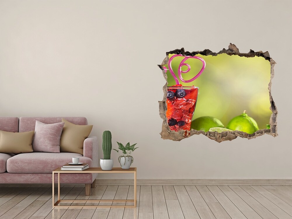 Hole wall sticker Fruit cocktail