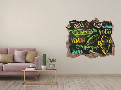 Hole in the wall sticker Kitchen Inspirations