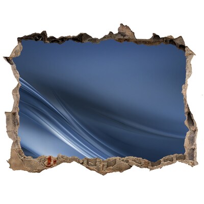 Hole in the wall sticker A hole in the wall with a view of the sky