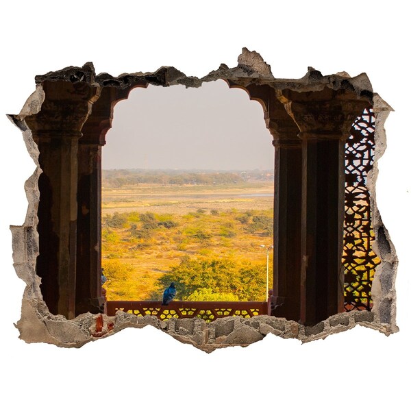 Hole in the wall decal View from the castle ruins