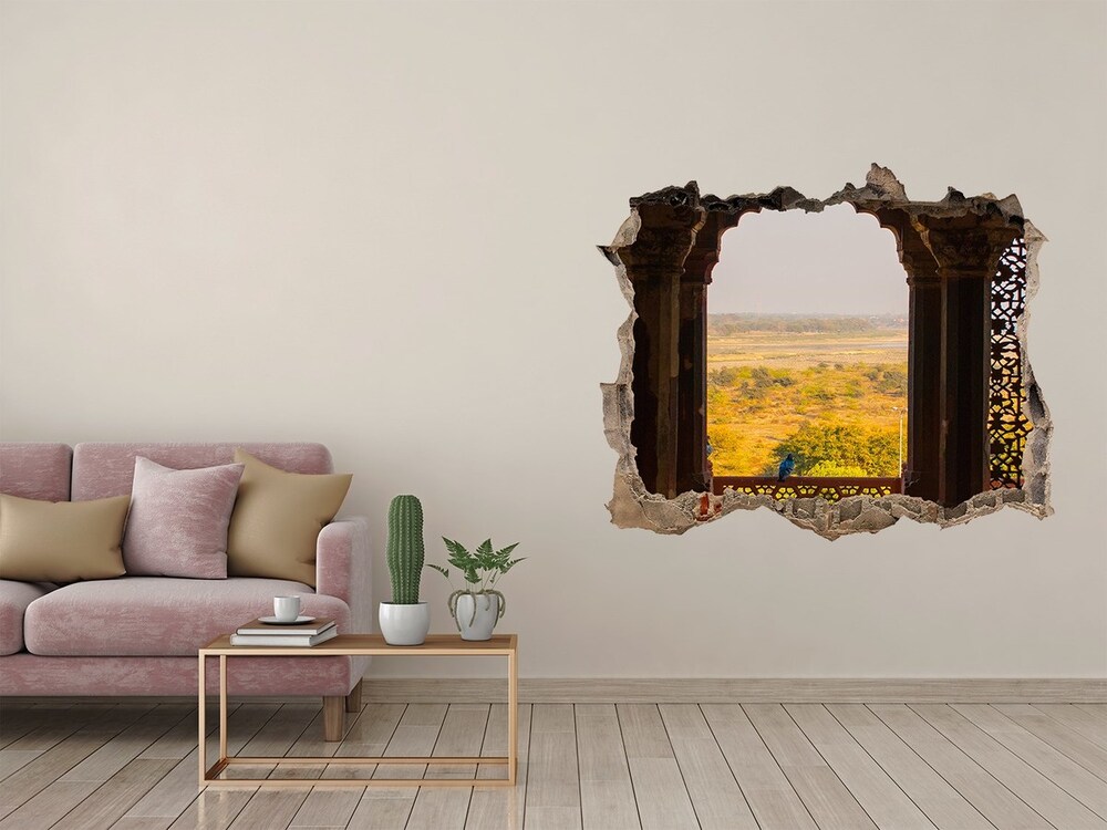 Hole in the wall decal Fort AGRA India