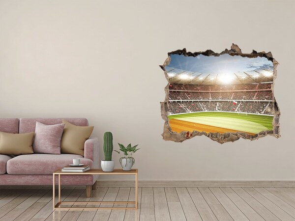 Hole in the wall sticker The stadium in action