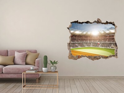 Hole in the wall sticker Poland stadium