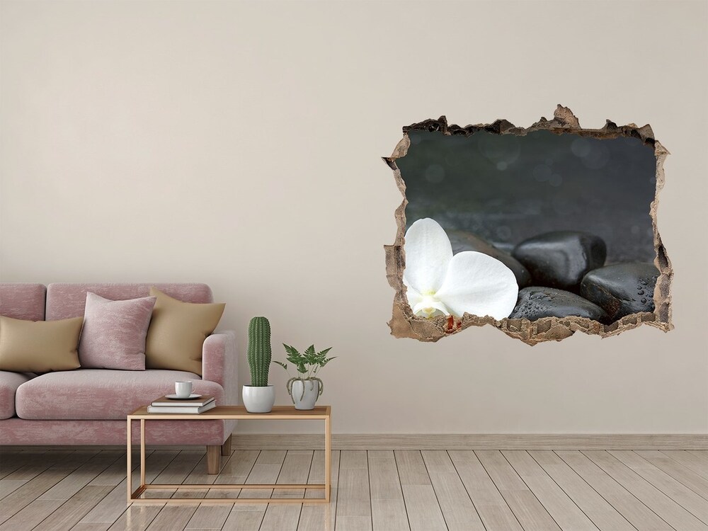 Hole wall sticker Orchid