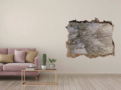 Hole in the wall sticker Dandelion seeds