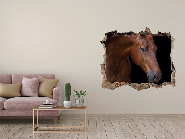 Hole in the wall decal A horse in a broken wall