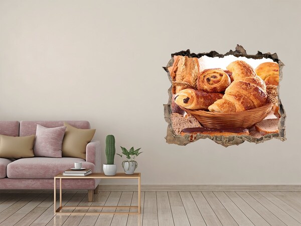 Hole in the wall sticker Bread