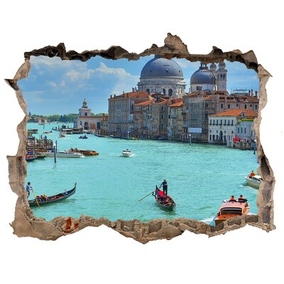 Hole in the wall sticker Venice Italy