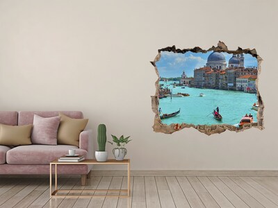 Hole in the wall sticker Venice Italy