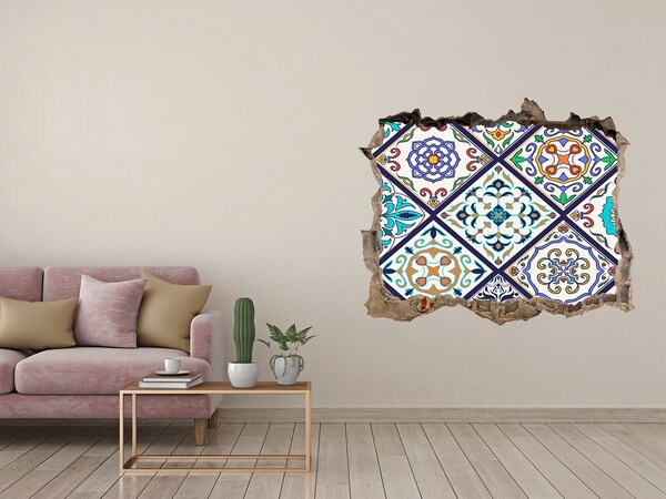 Hole wall sticker Ceramic tiles