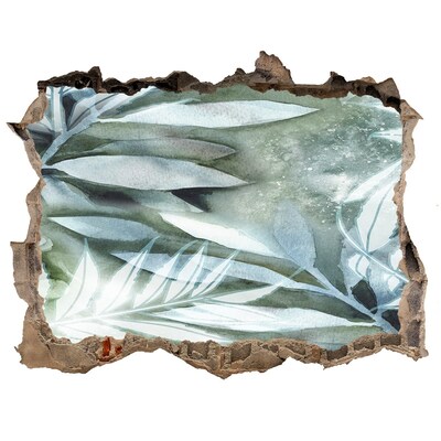 Hole wall sticker A green oasis in a hole in the wall