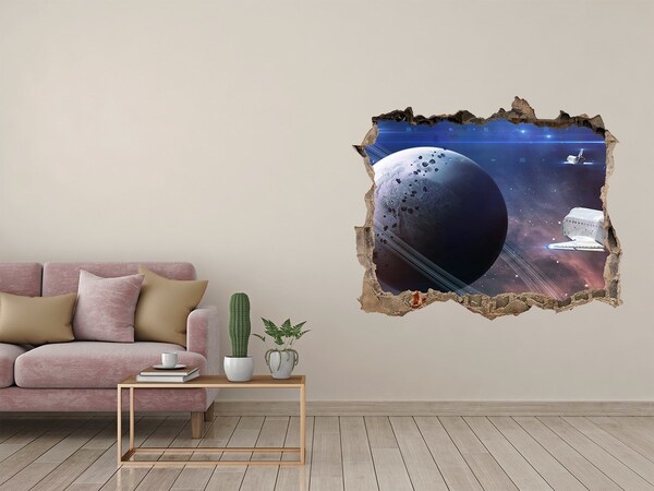 3D wall hole Spacecraft