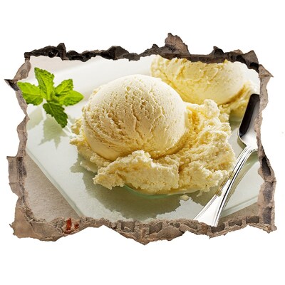 Hole wall sticker Ice paradise