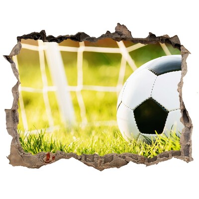 Hole in the wall decal Ball in the goal