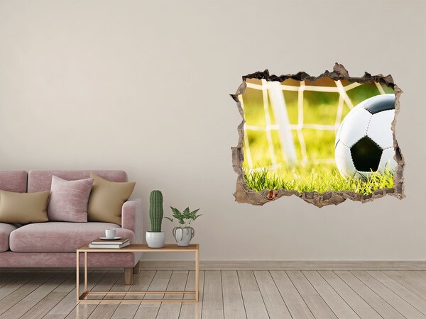 Hole in the wall decal Goal on the pitch