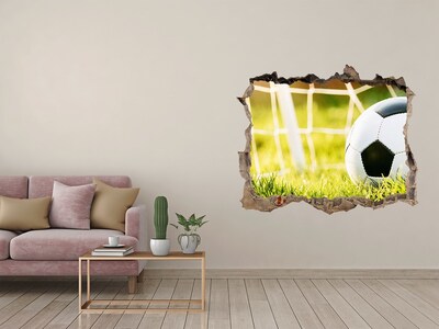 Hole in the wall decal Goal on the pitch