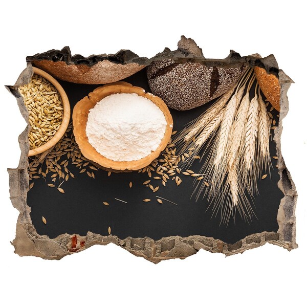 Hole in the wall decal A kitchen full of ingredients