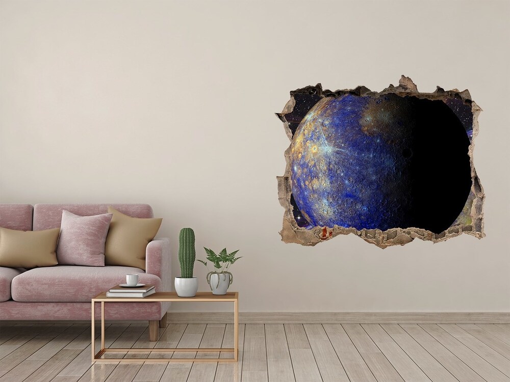 Hole wall sticker Mercury