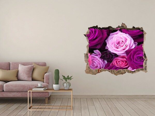 Hole in the wall decal A Hole-in-the-Wall Floral Paradise