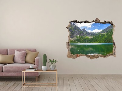 3D wall hole wallpaper Morskie Oko Tatry