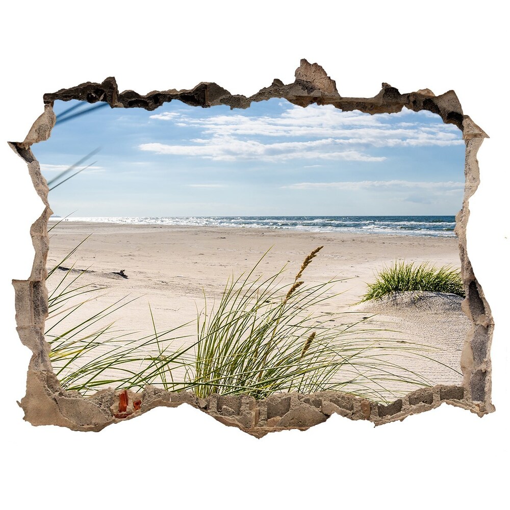 Hole in the wall decal Mrzeżyno beach