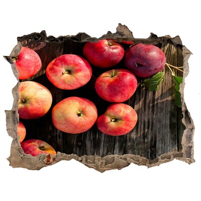 Hole in the wall sticker Apple paradise in ruins