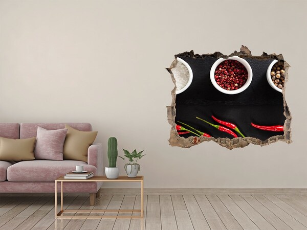 Hole in the wall sticker A spice explosion of flavors