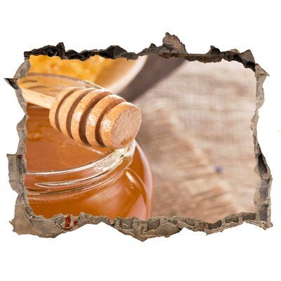 Hole wall sticker Honey straight from the hive