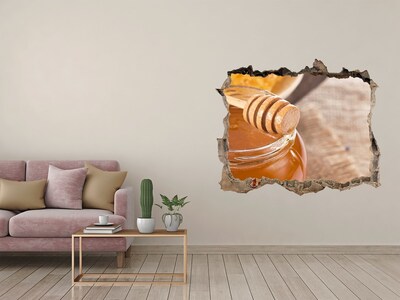 Hole wall sticker Honey straight from the hive