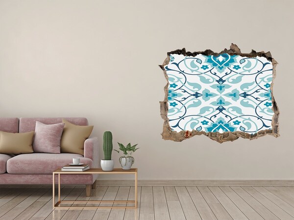 Hole wall sticker Arab pattern